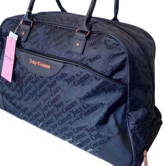 Juicy Couture Signature Logo Rolling Duffel Bag - Picture 3 of 8